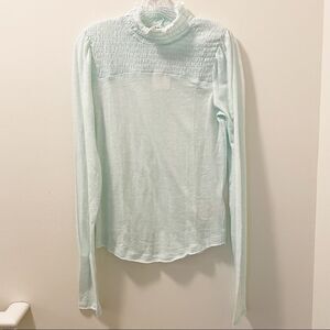 Free People Caroline Mock Neck Top - Size Large